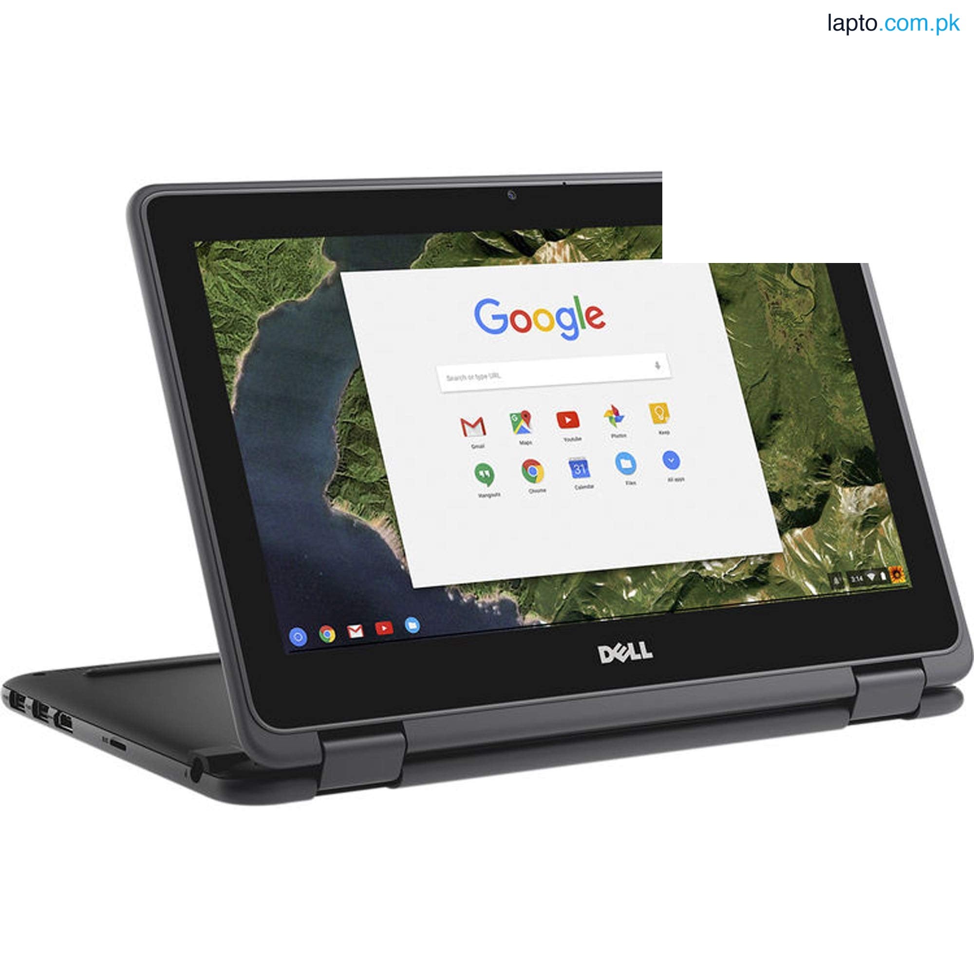 Dell 3189 Convertible Chromebook 11.6 inches HD IPS Touchscreen, Intel Celeron N3060 Up to 2.48GHz, 4GB Ram 32GB SSD, HDMI, WiFi, Webcam, Chrome OS