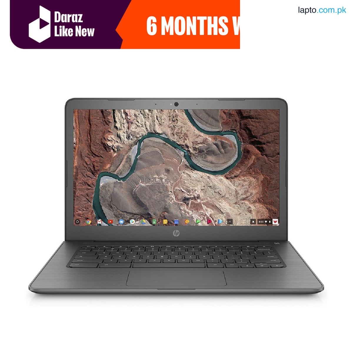 HP Chromebook 11 G7 EE, 11.6" HD, Intel Celeron N4000, 4GB DDR4 Ram, 16GB eMMC, Chrome OS ,Storm Grey, Play Store Supported