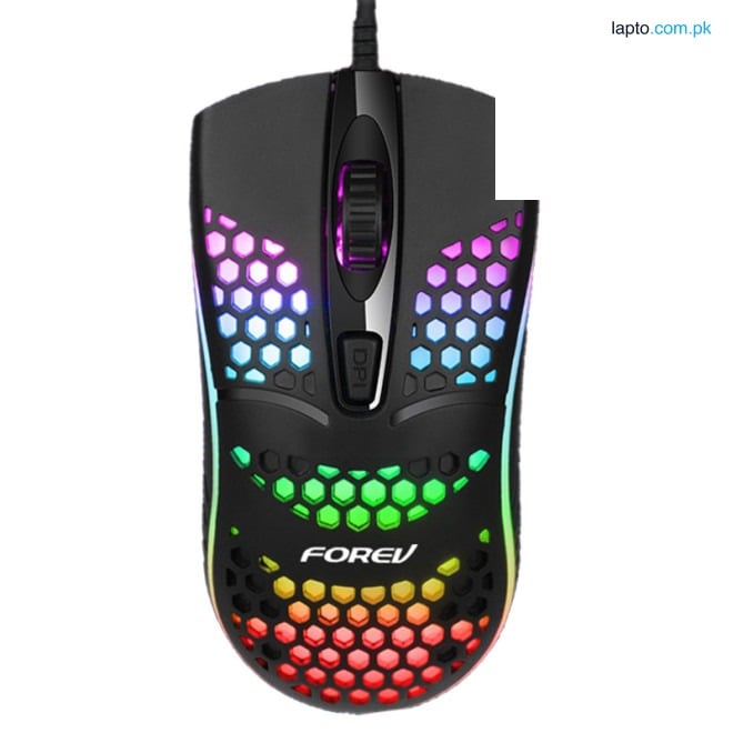 Mouse usb wired Forev FV-138 Multi DPI HighEnd Mouse With LED Light Backlit Effects - For PC & laptop