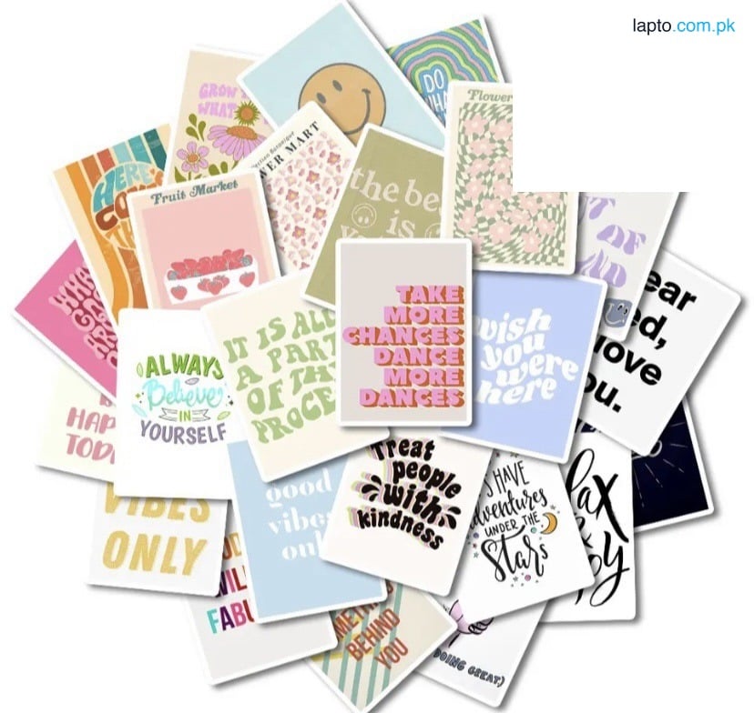 25Pcs Inspirational Quote Stickers AestheticMotivational Decal Stickers for Laptop Water BottlesScrapbooking Journal Kids Toys customization available