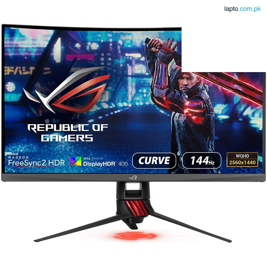 Asus ROG Strix XG32VQR Curved HDR Gaming Monitor 31.5" WQHD 144Hz - FreeSync Premium Pro, DisplayHDR 400, Shadow Boost