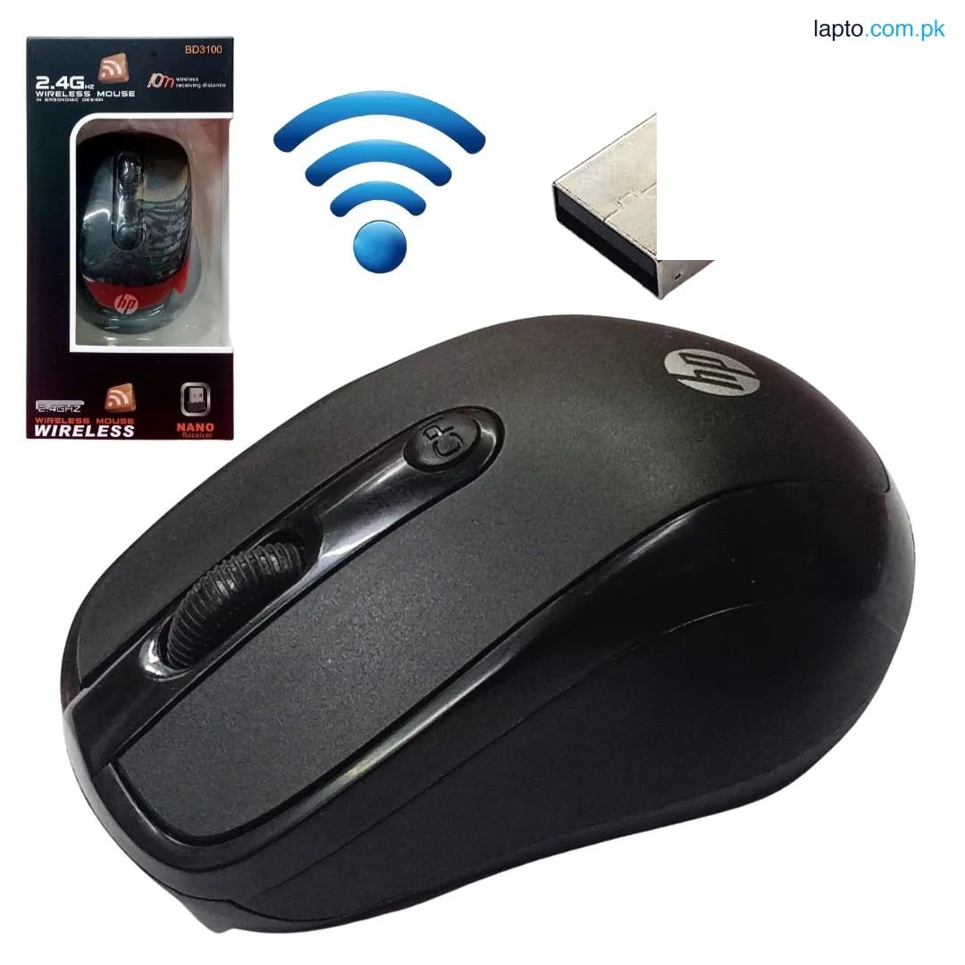 Dell Wireless Mouse 2.4Ghz High Speed Wireless Mouse for Laptop & Computer & DVR - Plug And Play