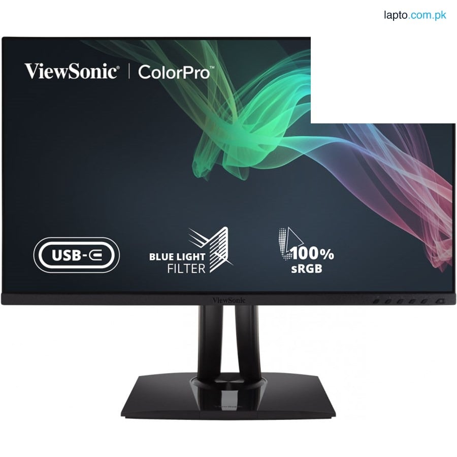 ViewSonic VP2756-2K 27" IPS 2K QHD LED Monitor USB-C 5ms Integrated Stereo Speakers 100% sRGB - Factory Pre-Calibrated