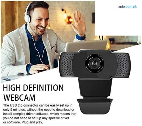 Wansview 1080P Webcam with Microphone, Streaming Webcam USB 2.0, Plug&Play Camera for Computer, for Calls/Conference, Zoom/Skype/Team/Study