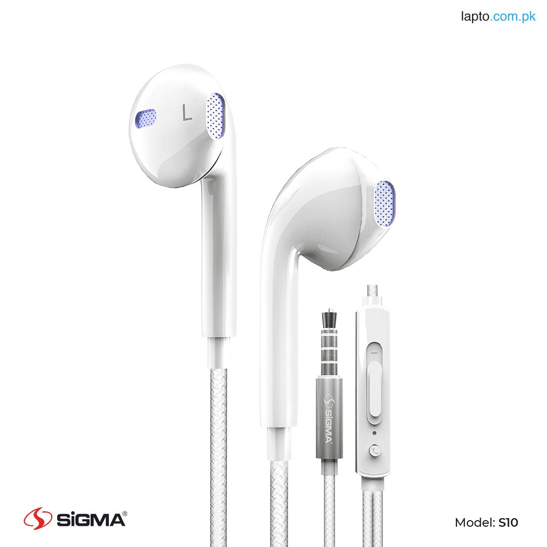 Quality Stereo In-ear Earphones with Mic – S10