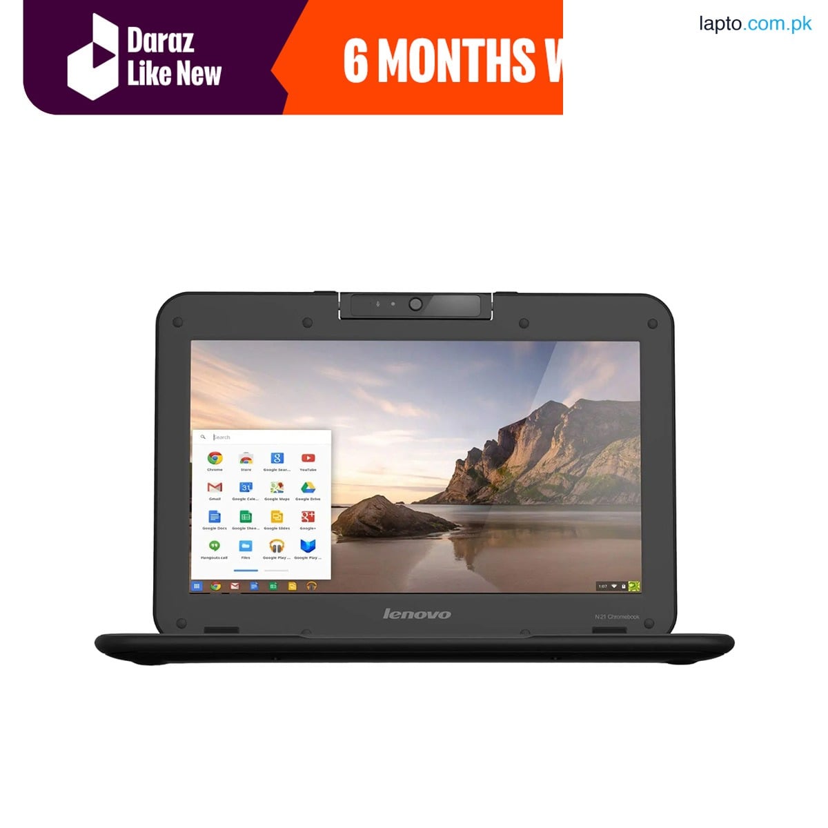 Lenovo N21/N22 Chromebook – 11.6″ – 4 GB RAM – 16 GB ROM – With Play Store - PUBG Supported - FREE LATOP MOUSE