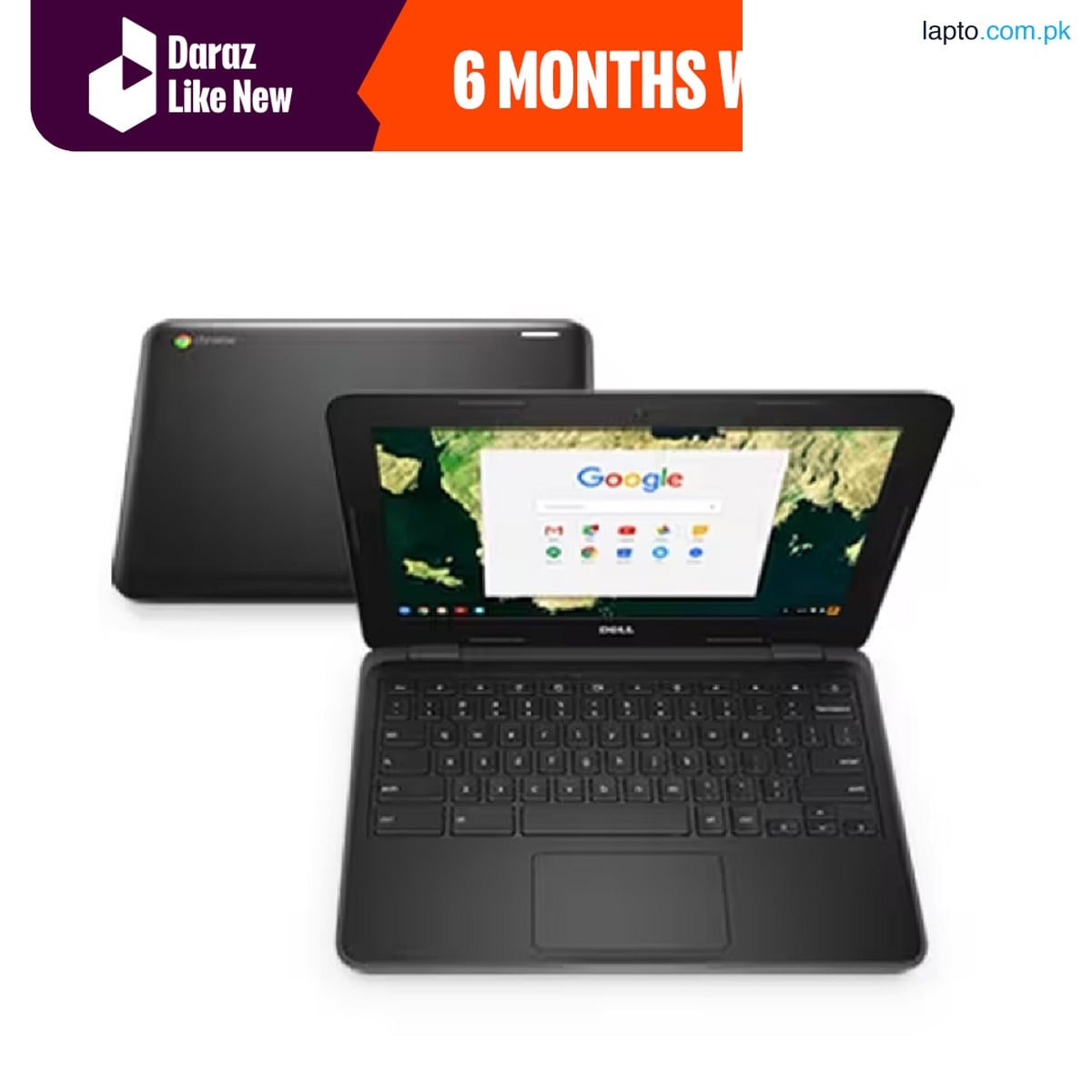 Dell 3180 Chromebook 11.6 inches HD screen, 4GB Ram 16GB SSD, HDMI, WiFi, Webcam, Chrome OS