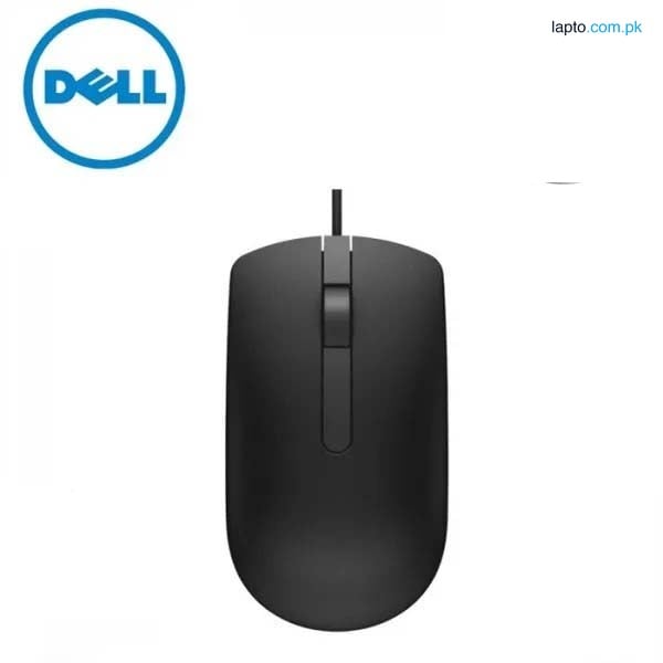 D-e-l-l- MS116 Wired USB Optical Mouse 1000 Dpi, Led Tracking, Scrolling Wheel, Plug and Play