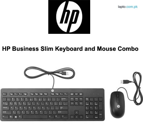H-P USB Business slim keyboard and mouse combo 100% genuine branded computer and laptop for home and office use.
