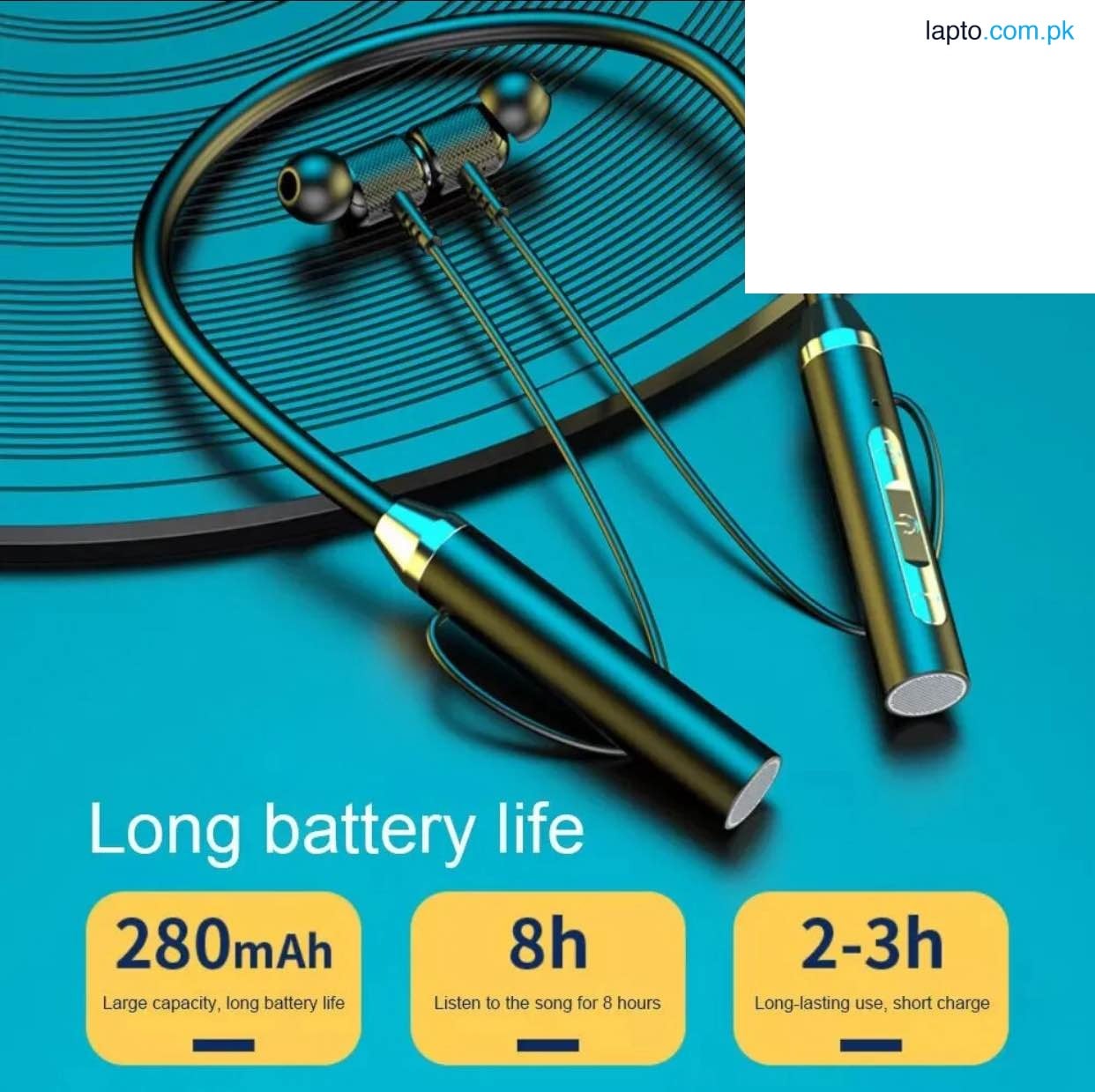 Wireless Bluetooth 5.2 Neckband Earphones Magnetic Sports Waterproof TWS with Mic