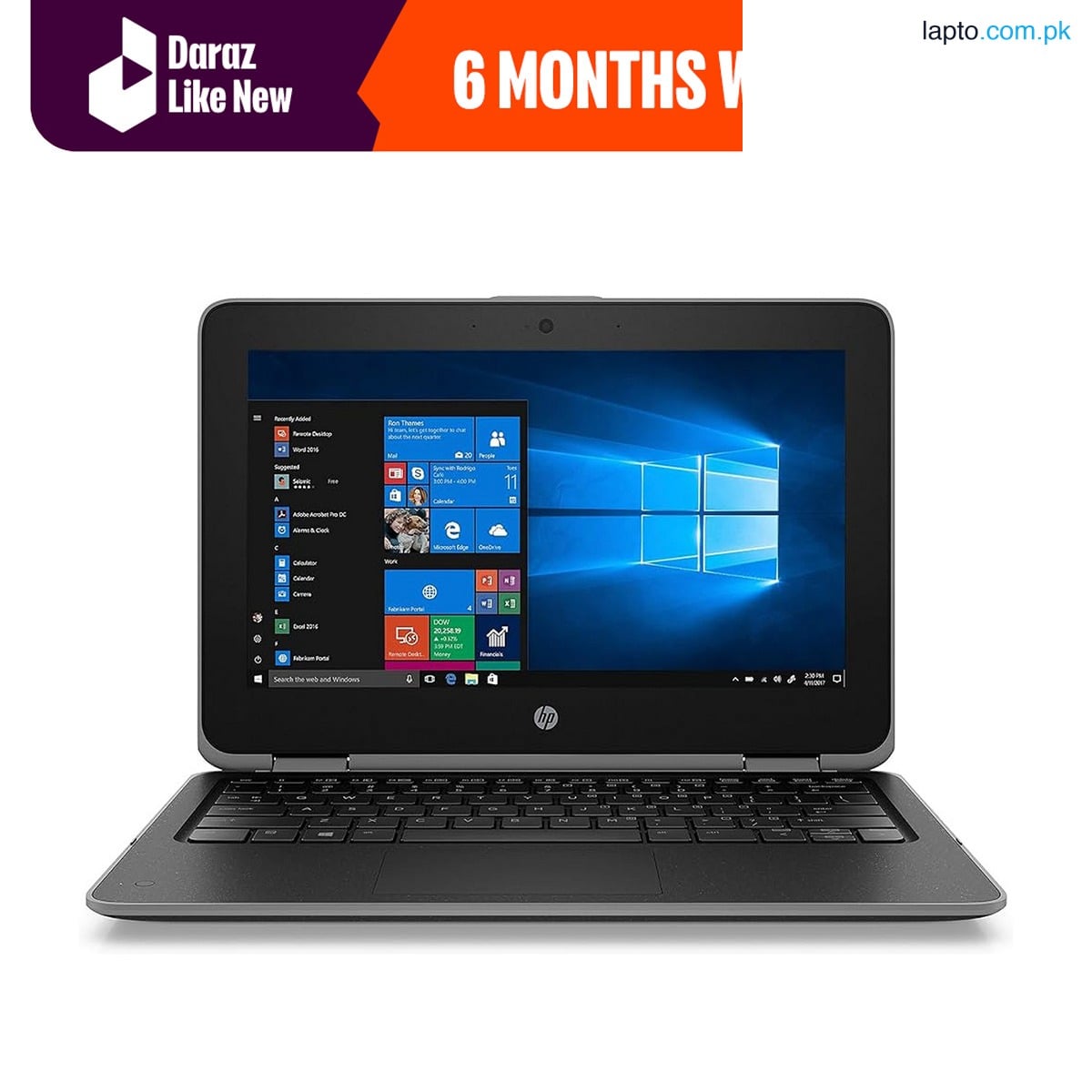 Daraz Like New Laptops - HP ProBook 11 G2 X360 Touch Screen , Core i5 7th Generation, 8GB DDR4 Ram, 128GB SSD Drive, 11.1" X360 Touch Screen Led Display, Intel HD Graphics Windows 11 Licensed (FREE LAPTOP BAG)