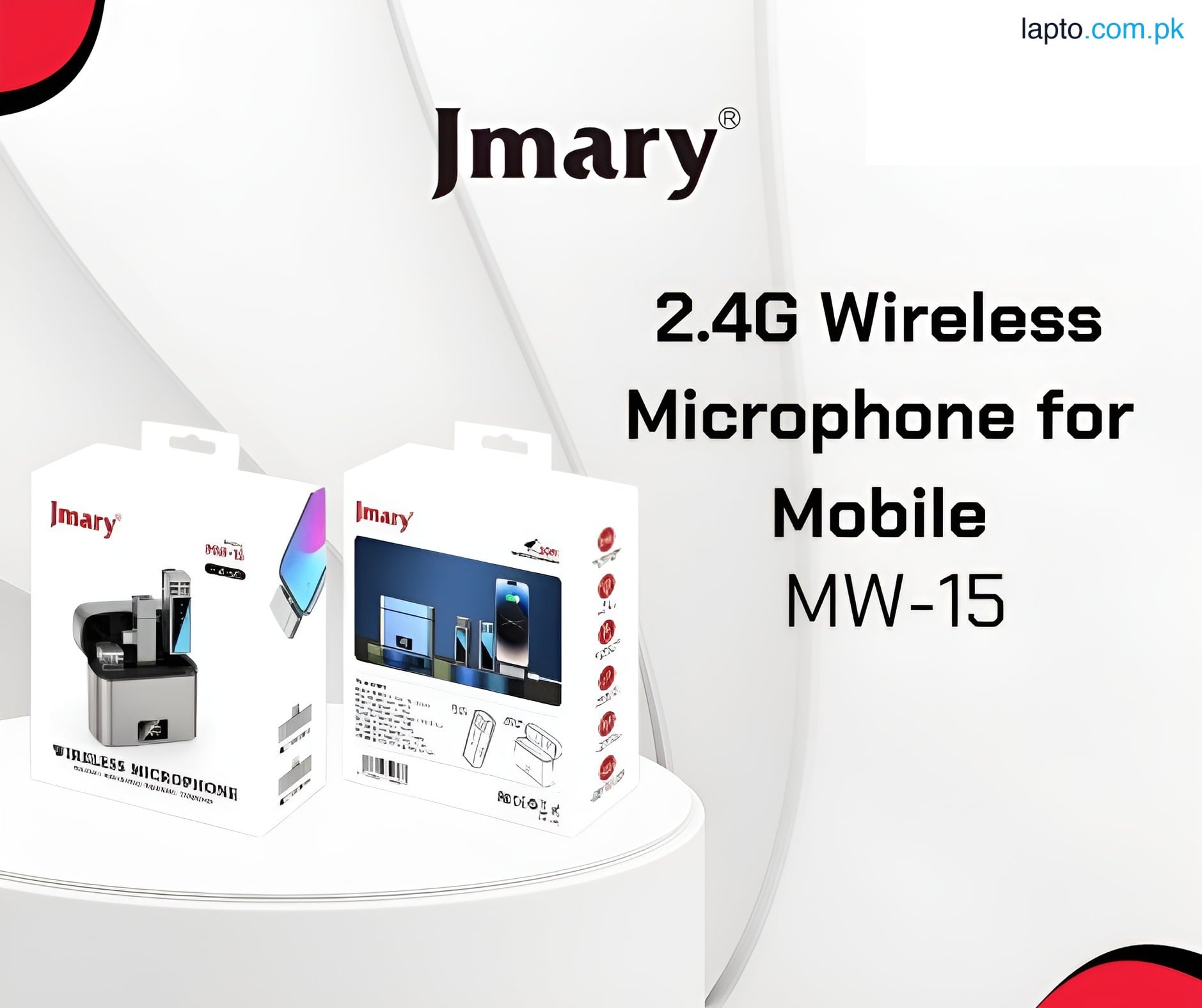 Jmary MW-15 2.4G wireless Microphone for Mobile (Type-C)