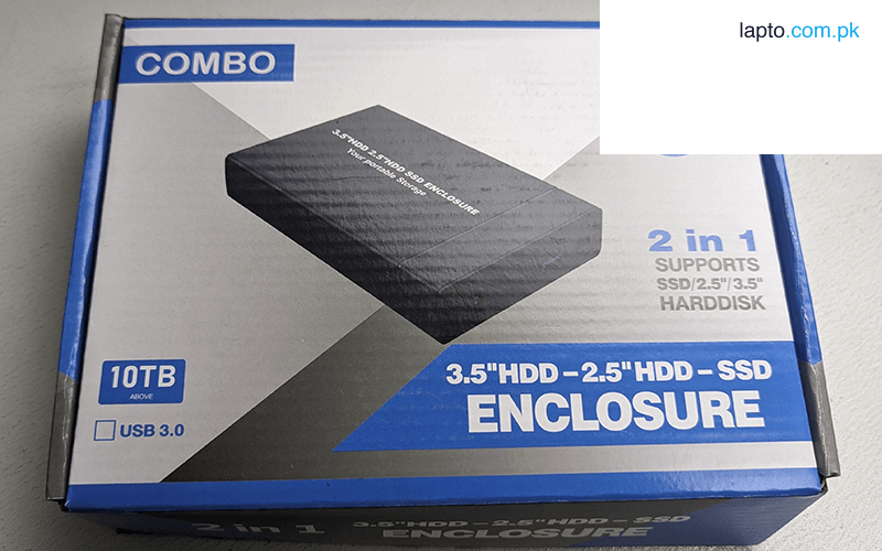 USB 3.0 6 Gbps Hard Drive Enclosure 3.5 HDD / 2.5 SSD External Hard Drive Enclosure 3.5 HDD Enclosure Reader, USB 3.0 to 2.5 3.5 Inch SATA SSD HDD up to 10TB Multi Hard Drive Case with 12V Power Adapter Supply