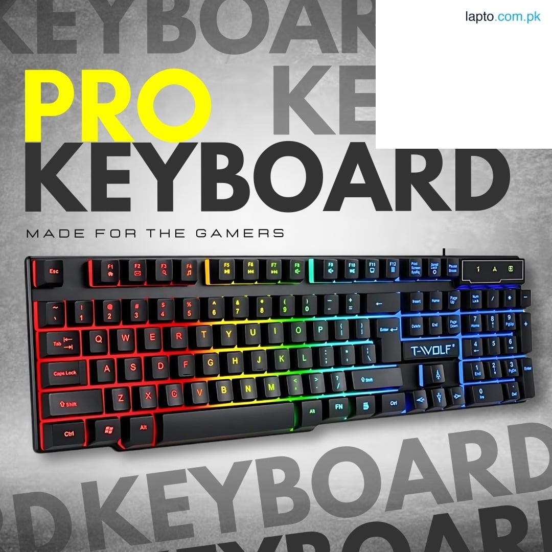 RGB Mechanical Gaming Keyboard for PC & Laptop | Anti-Ghosting, Ergonomic & Spill-Resistant | Fast Response Wired USB Keyboard | Quiet Mechanical Feel Keys | Compatible with Windows & Mac | Backlit LED Gaming Keyboard