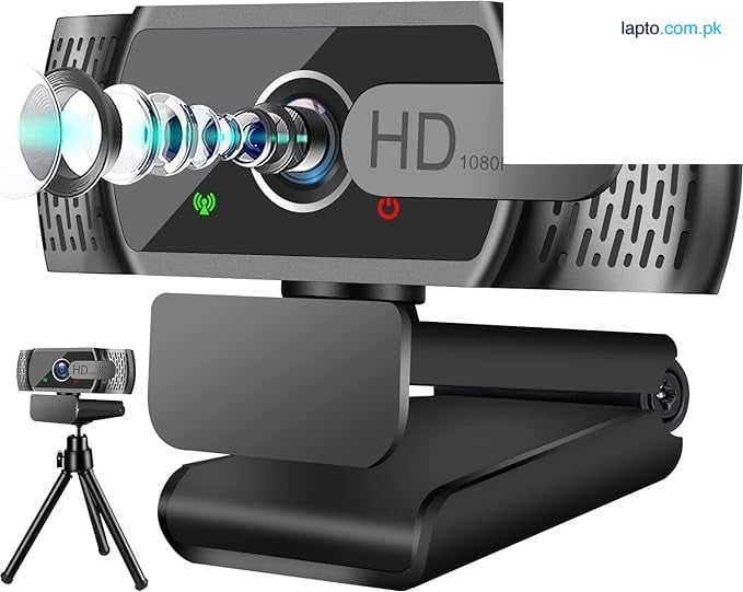 Webcam HD 1080P Web Camera with Mic/Tripod, Neefeaer USB PC Computer Webcam with Auto Light Correction,Plug and Play USB Camera with Privacy Cover for Skype, Zoom, FaceTime,PC/Mac/Laptop/Macbook uk import
