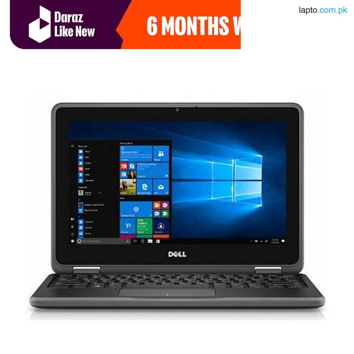 Dell 3189 Convertible Chromebook 11.6 inches HD IPS Touchscreen, Intel Celeron N3060 Up to 2.48GHz, 4GB Ram 16GB SSD, HDMI, WiFi, Webcam, Chrome OS - FREE LAPTOP BAG - Daraz like new laptops