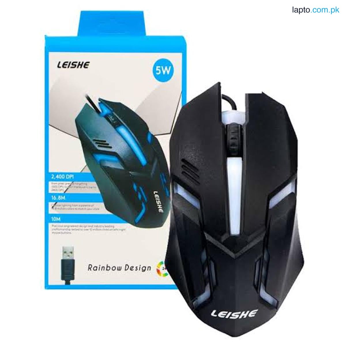 Wholesale 7 Light 3200 DPI Breathing Gamer Mouse RGB Gaming Mouse USB Wired LED i Series