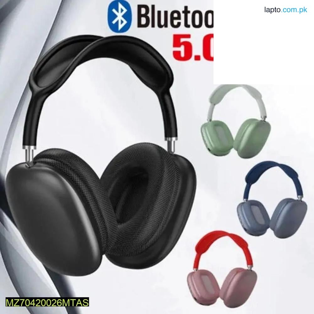 P47 Wireless heaP9 Pro Max Wireless Headphones – Bluetooth 5.3 Over-Ear Headphones with Deep Bass, HiFi Stereo Sound, Noise Cancellation, Built-indphones with Microphone Bluetooth Foldable Headset Support FM Radio TF for PC ,TV Smart Phones & Tablets etc.