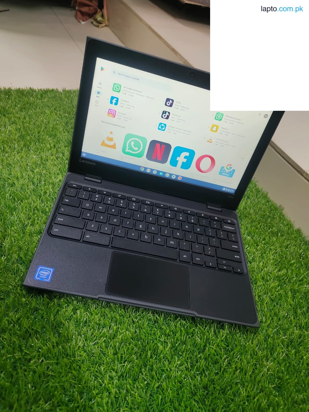 LENOVO CHROMEBOOK 100E - 4GB RAM DDR4 - 32GB SSD EMMC - 11.6" SCREEN - PLAYSTORE SUPPORTED - AUE UPDATE 2027