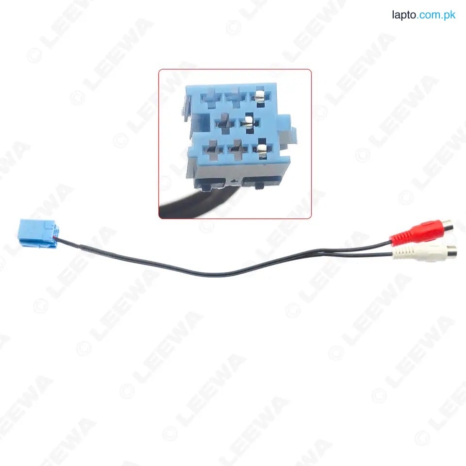 Car 8-pin Audio Video Output Adapter Wiring Cable For Audi Volkswagen Passat Original Factory RCA Video Output