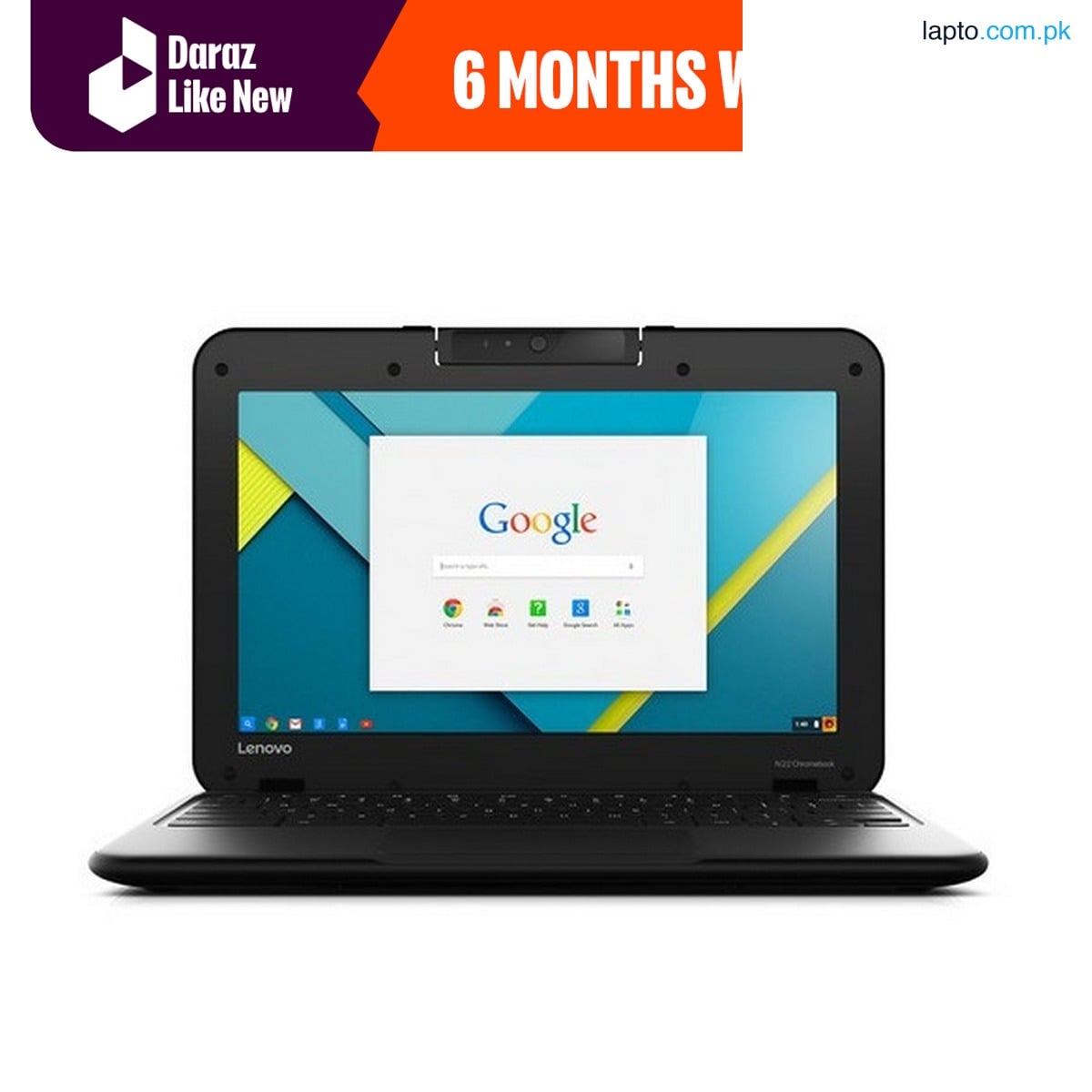 USED - Lenovo N22/N23 Chromebook – 11.6″ – 4 GB RAM – 16 GB ROM – With Play Store - PUBG Supported - Daraz like new laptops