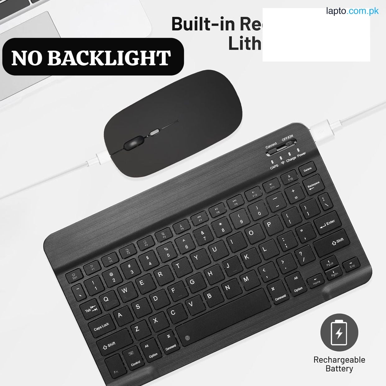 WIRELESS KEYBOARD MOUSE COMBO RECHARGEABLE CONNECT WITH BLUETOOTH UPTO 90 HOURS BATTERY TIMING CONNECT WITH MOBILE ,PC,LAPTOP,IPAD,TABLETS ,SMART LED & OTHER DEVICES