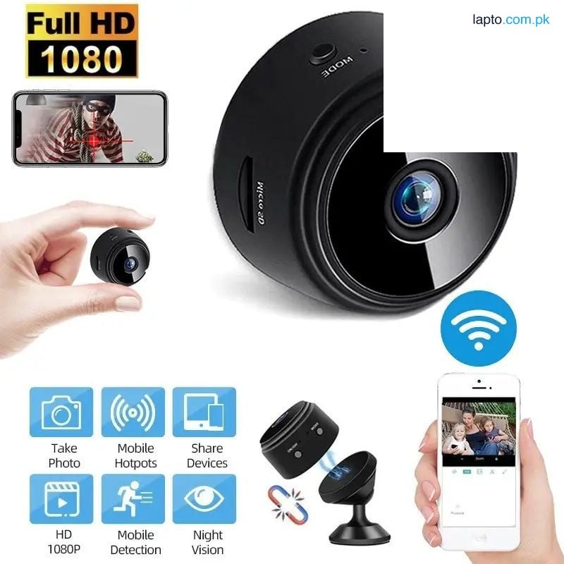 A9 Mini Camera with stand || Wifi Camera Wireless Monitoring HD || New Camera || Mini Wifi Camera || Home Security DVR Sensor Wifi Cameras with V38 APPd