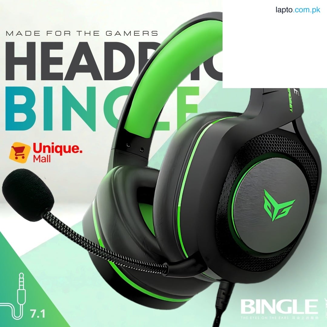 PRO II RGB Gaming Headphones with Noise Cancelling Mic, 7.1 Surround Sound, Super Bass, Vibration, Soft Memory Foam Ear Cushions, for PC, PS4, Mobile, Laptop, and Gaming Consoles