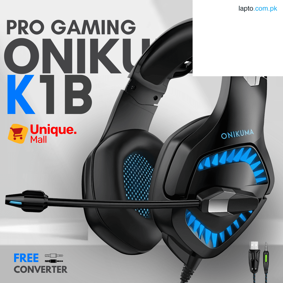 Eksa RGB Gaming Wired Over Ear Headphones With Mic With Noise Canceling, PS4, Pc With Surround Stereo Sound, Led Light For Ps4, Pc, Laptop