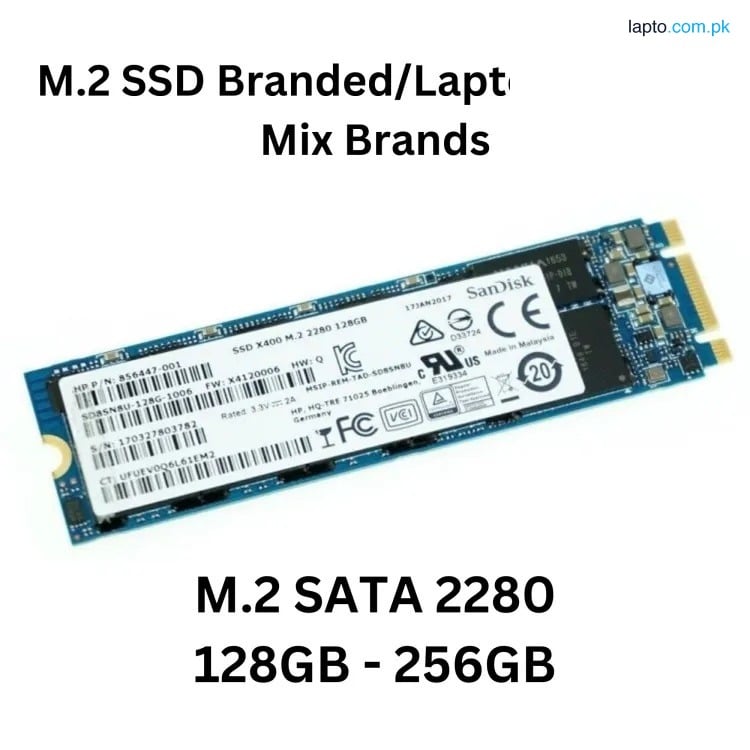 M.2 SATA M2 SSD Mix Brands 128GB 256GB M.2 2280 SATA Solid State Drive