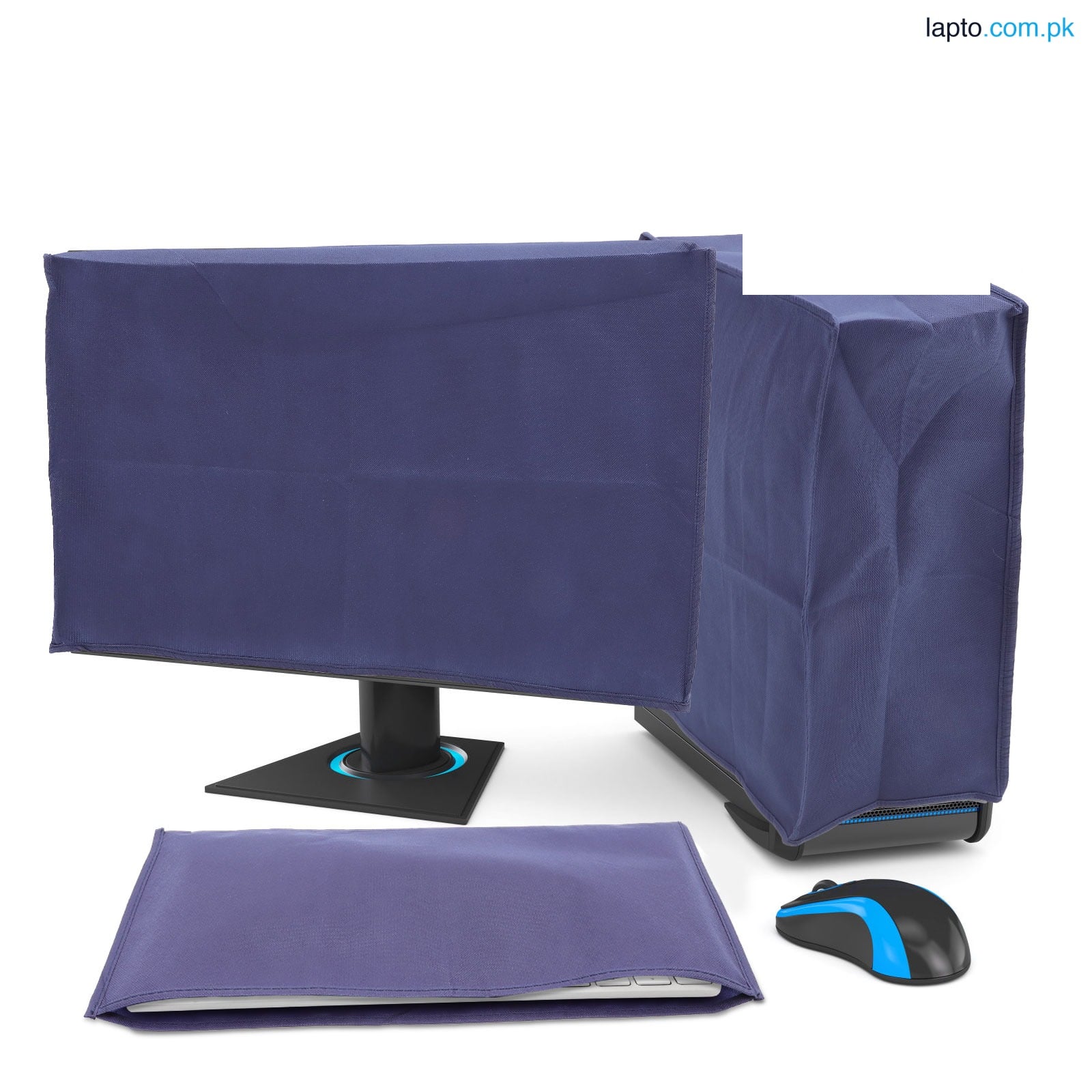 3 Pieces Computer Dust Cover Monitor + Keyboard+ Computer Host Pc Dust Proof Computer Covers Case Computer Dust Cover