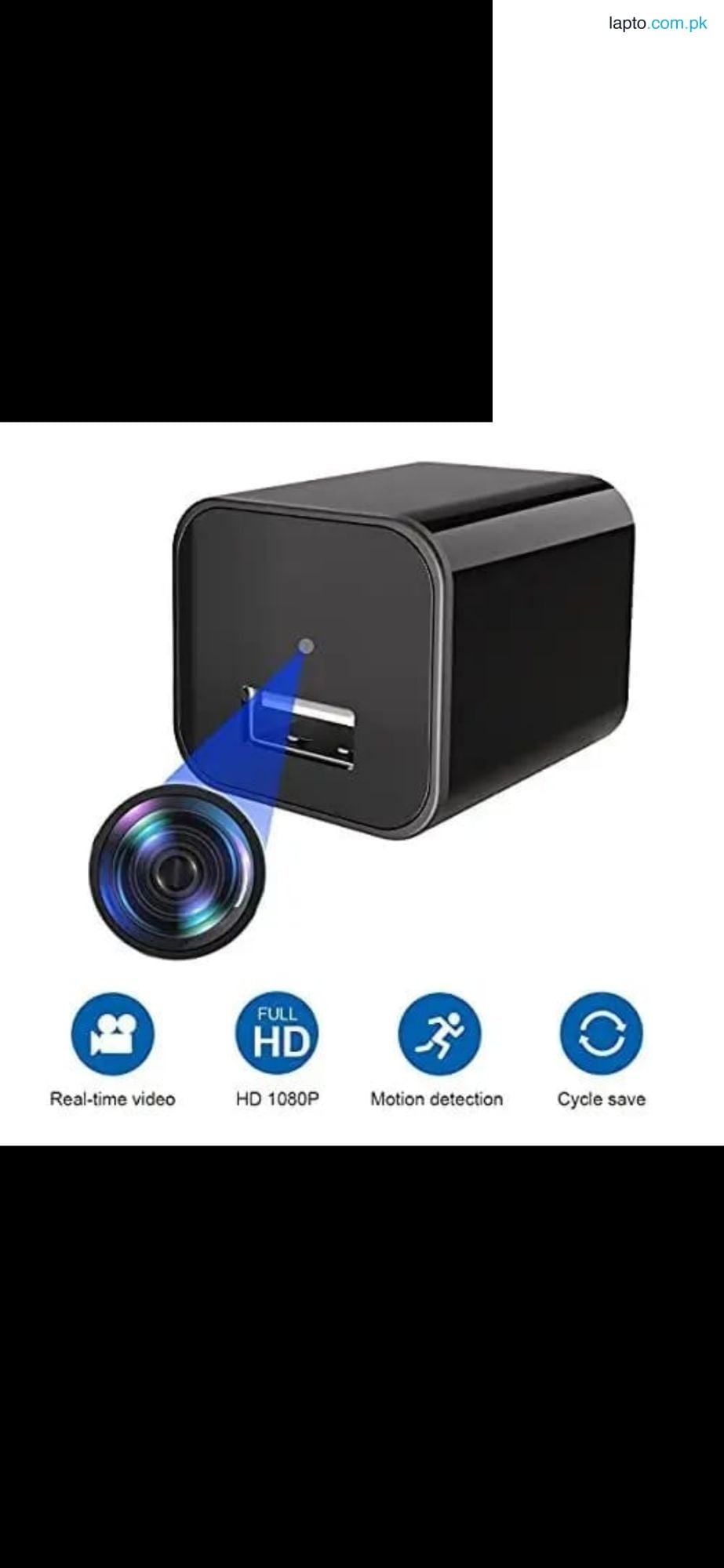 WiFi Smart Shoe Camera Charger For Home/Office Security With 1080p HD Resolution Covering a wide radius / Same Product as Shown