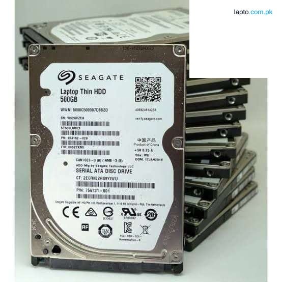 Laptop SATA Hard Disk 500GB Mix Brands, 100% Health, Fresh Laptop Pulled 500 GB Internal HARD DRIVE
