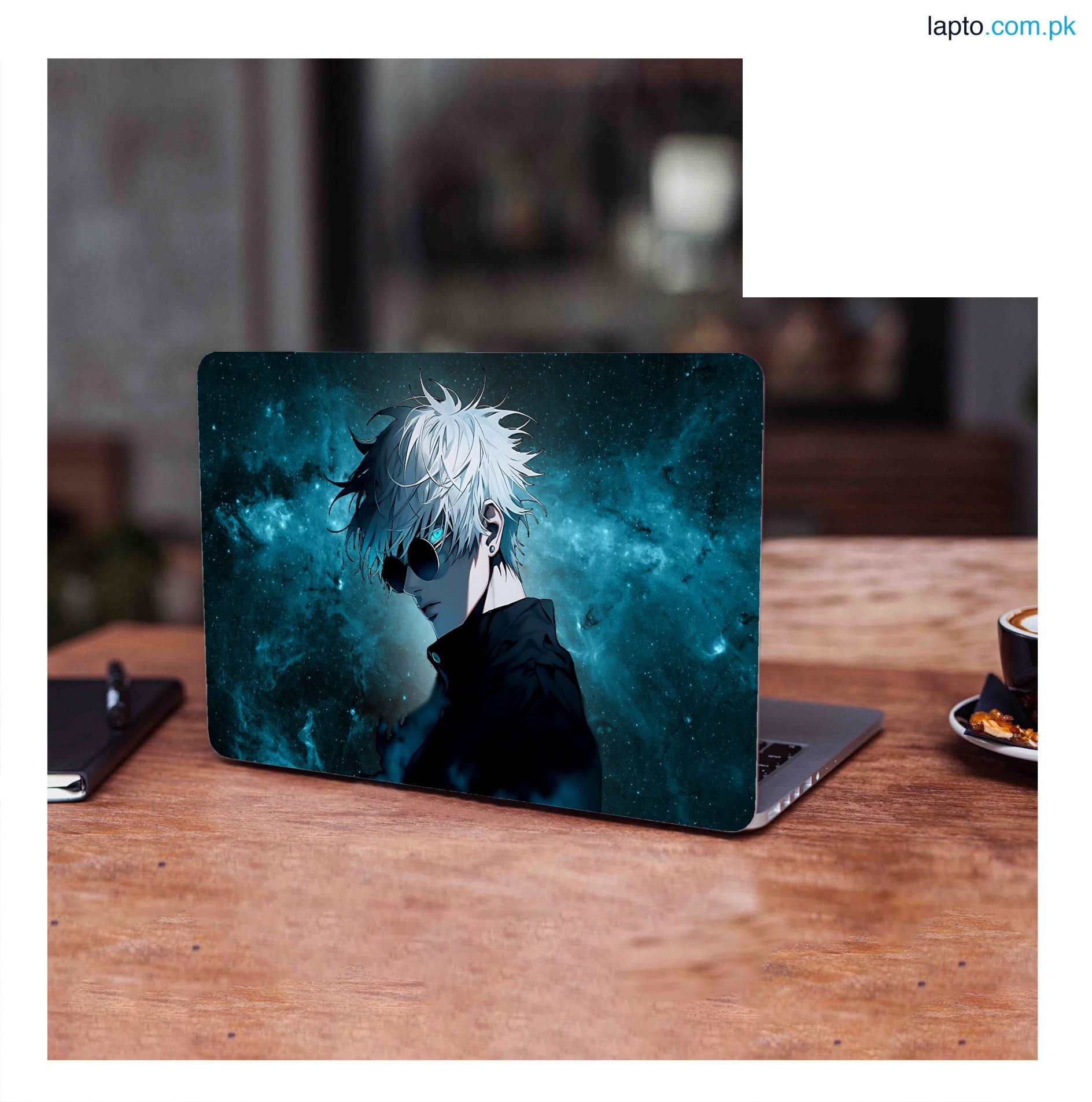 Aesthetic Gojo Anime Laptop Skin Vinyl Sticker Decal, 12 13 13.3 14 15 15.4 15.6 inch Laptop Skin Sticker Cover Art Decal Protector Fits All Laptops (Digital Delights)