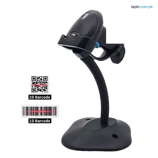 High Performance 2D Wired Barcode Scanner With Stand