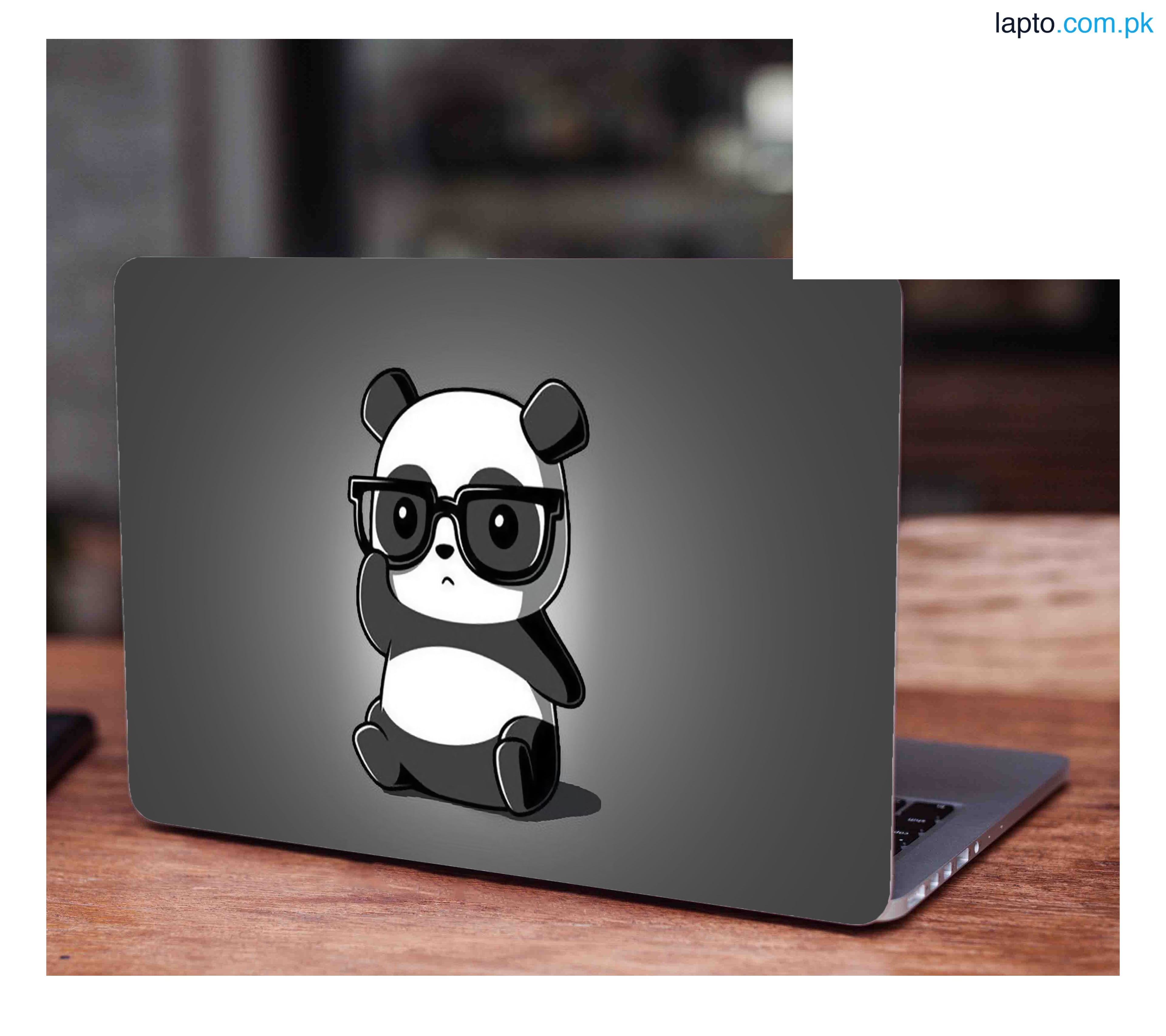 Panda Laptop Skin Vinyl Sticker Decal, 12 13 13.3 14 15 15.4 15.6 inch Laptop Skin Sticker Cover Art Decal Protector Fits All Laptops (Digital Delights)