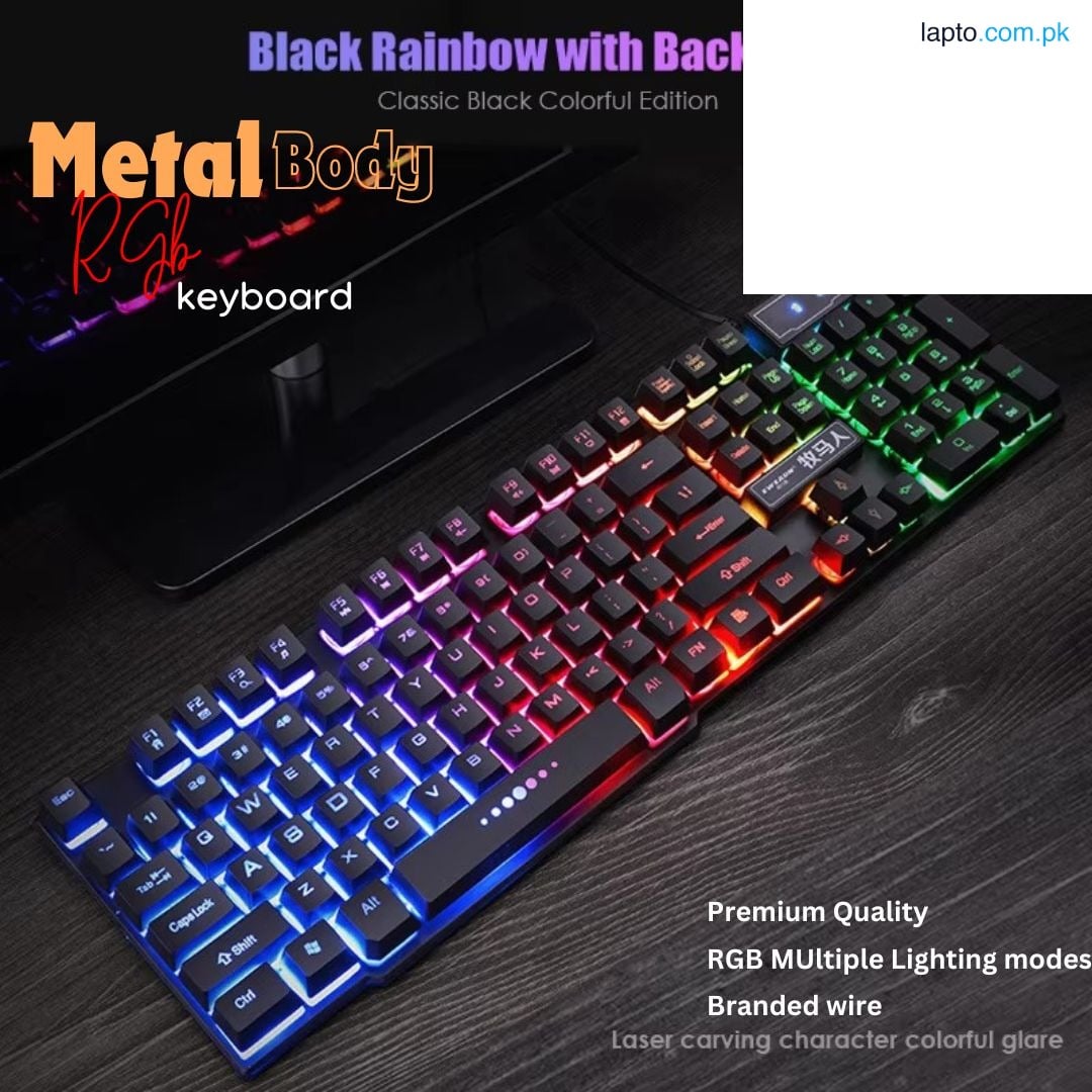 Waterproof Gaming KeyBoard RGB with Removable Switches & Breathing LED Backlighting for PC Gaming, Typing, Mobile Pubg, Laptop, Free Fire