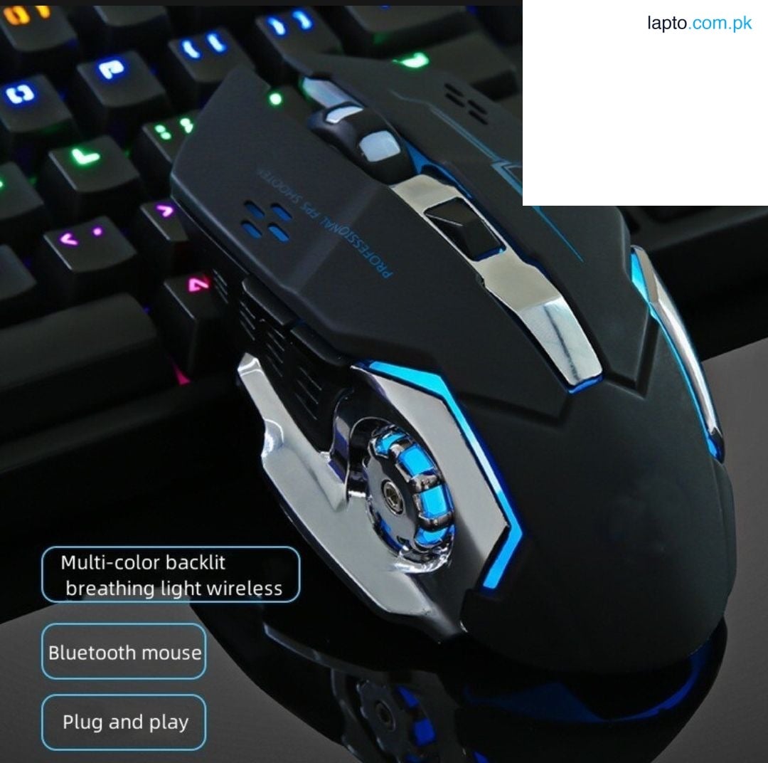 Premium Gaming Mouse RGB with 6 Buttons & 3200dpi Control - Breathing LED Light Optical Mouse with MousePad & Side Buttons for PC, Gaming, Laptop, Pubg, Mobile - By FunBug |