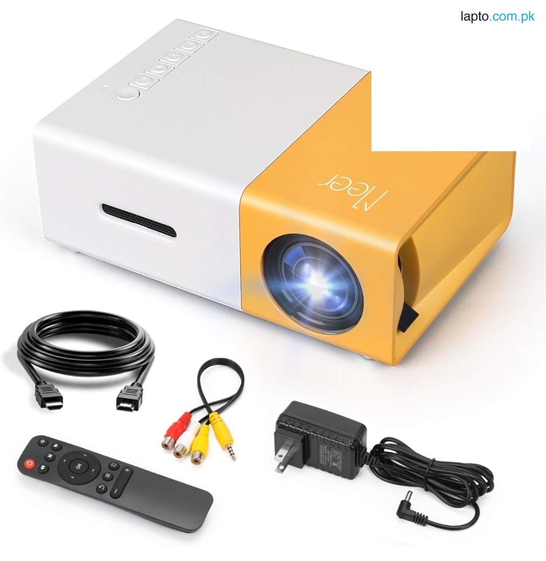 Meer Mini Projector,Portable Movie Projector,Neat Projector,Proyector Compatible with iPhone,Android,Windows,Firestick,PS5,Laptop,Tablet,Provide HDMI,USB,Earphone,AV Port and Remote Controller ￼ ￼ ￼ View in Your Room ￼Try with camera ￼ ￼ ￼ ￼