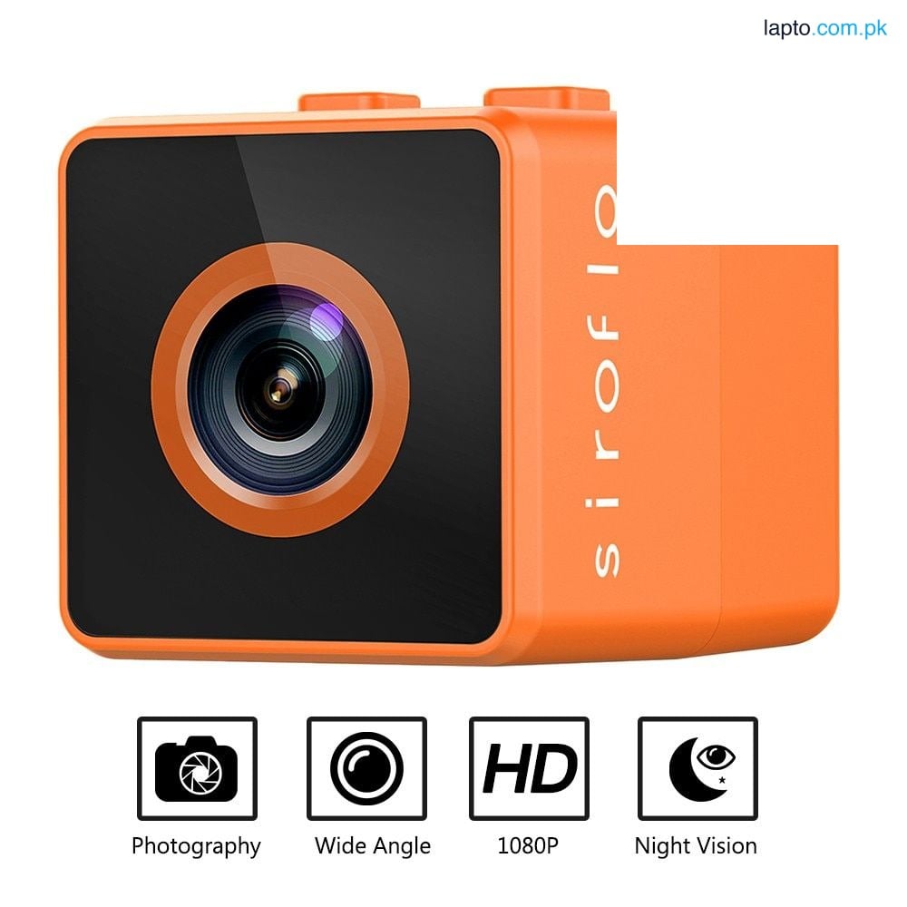 Siroflo Mini DV Action Camcorders Camera 1080P 30 FPS 125 Degree Angle