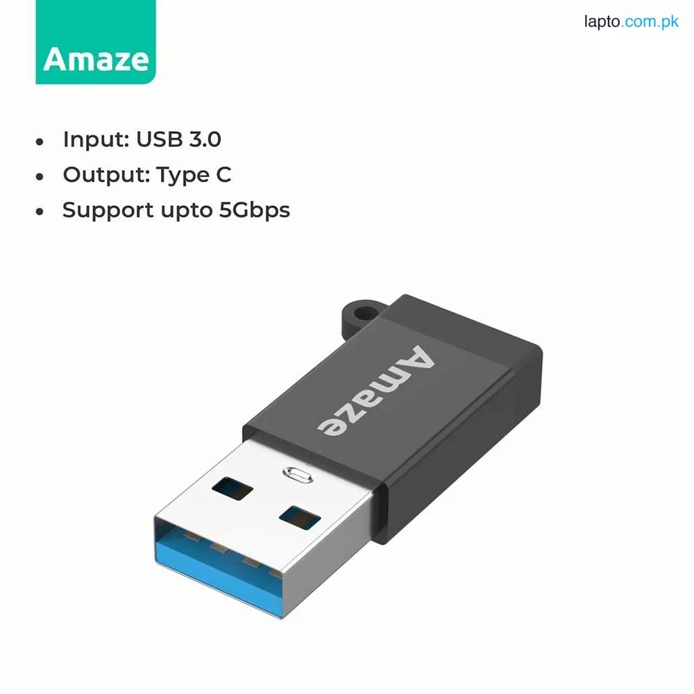 AMAZE USB 3.0 to Type C Female Converter Adapter 5GBps A14