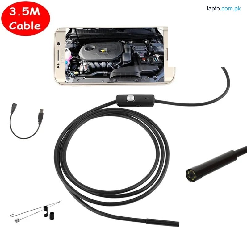 11.5 Feet Endoscope Cable Camera with 6 LED Lights