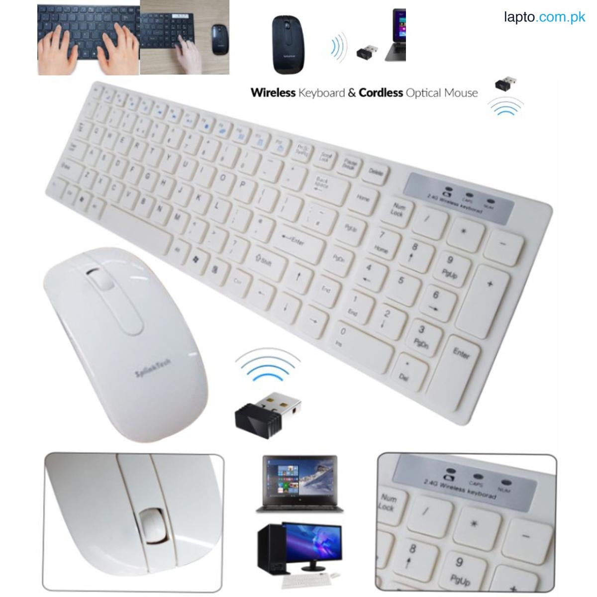 hp Wireless Keyboard and Mouse Combo For PC Laptop 2.4GHZ