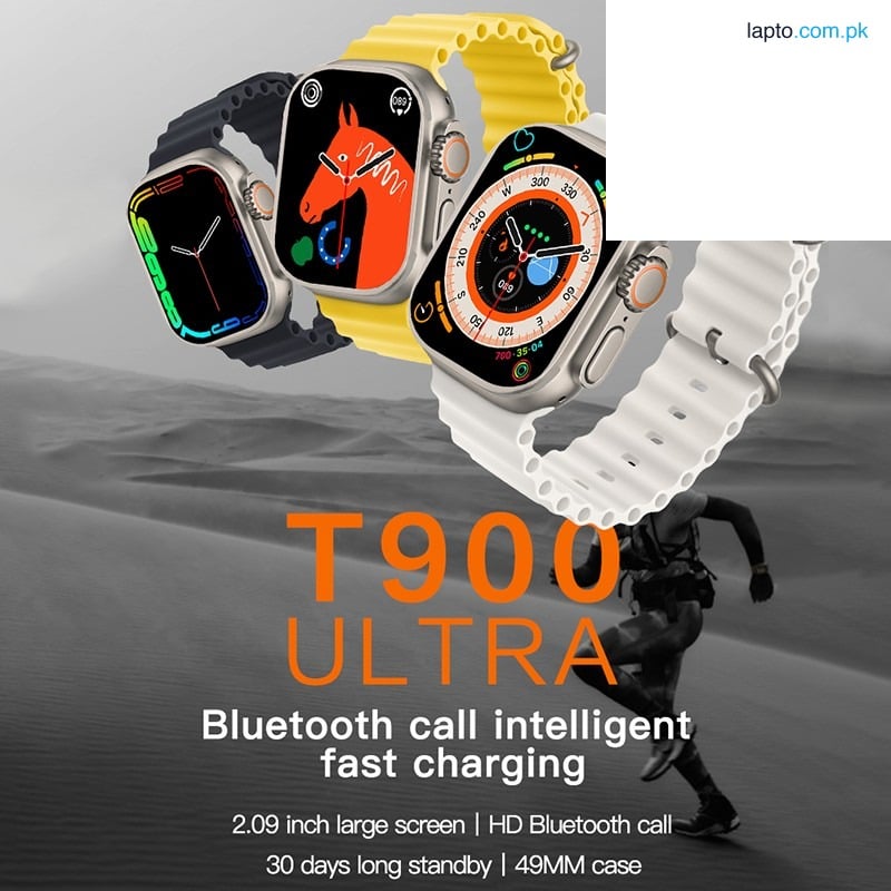 T900 Ultra 2 Smart Watch - D20 Series 9 Smartwatch With Bluetooth Calling, Sleep Monitoring And Wireless Charging