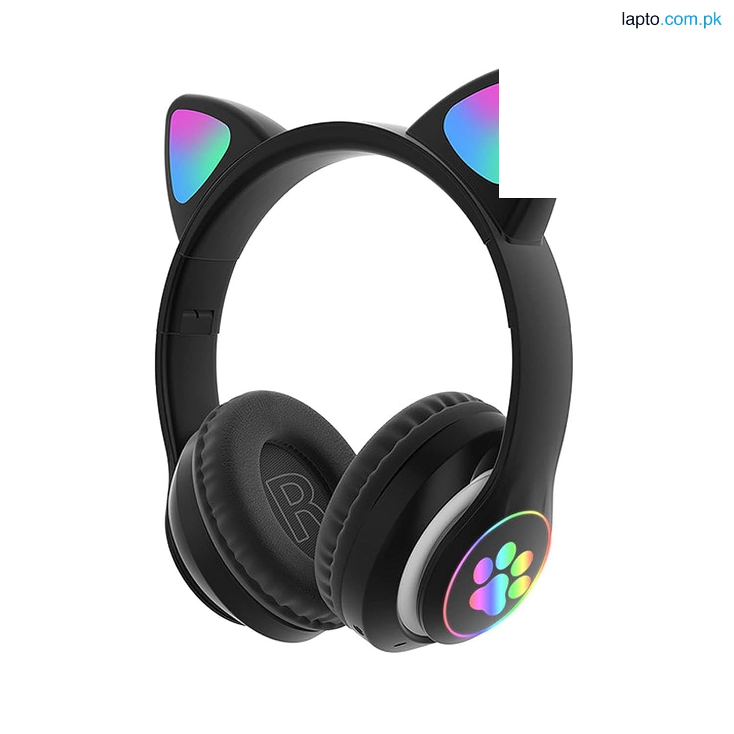 Echelon Cat Ear Headset, Bluetooth 5.0 LED Cat Ear Headphones Kids Headset Young Glowing Cat Ear Headphones - Bluetooth Headphones for Kids, Cute Ear Cat Ear LED Light Up Foldable Headphones