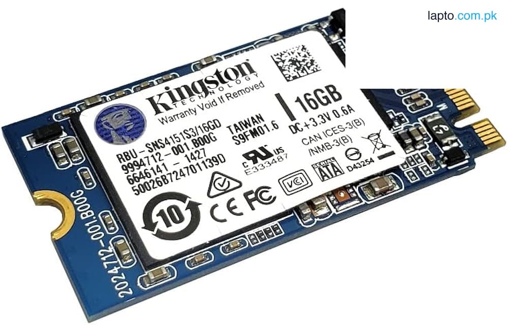 M2 2242 16Gb ssd Original Kingston Branded