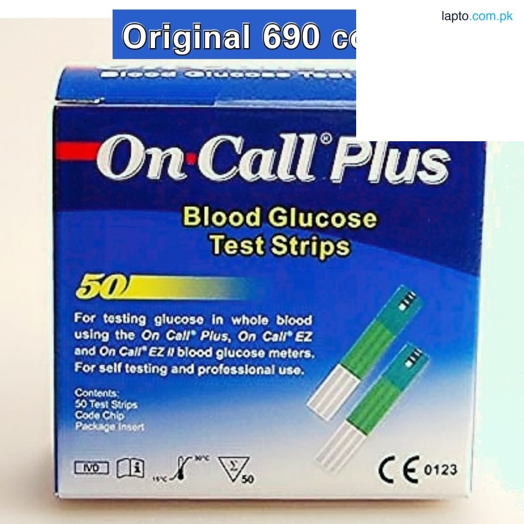 On Call Plus 25 50 Glucometer STRIPS / EZII STRIPS 690 CODE