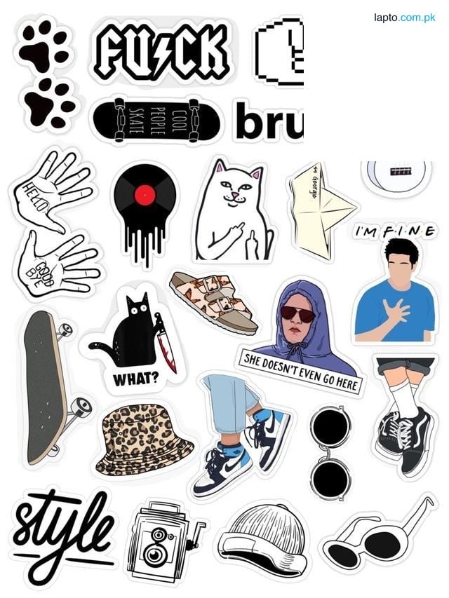 Pack of 23 - The Boys Sticker for Laptop - 3 to 6 cm - Aesthetic Art Stickers for mobile back, Laptop, dairy and for decorating your stuff and making them look more attractive