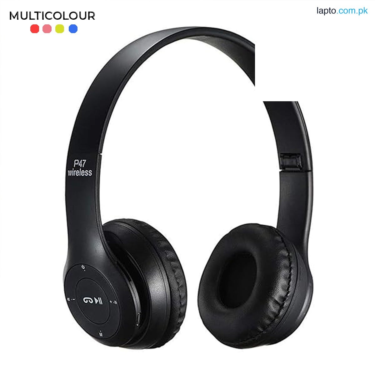 P47 Wireless Bluetooth Headphones with Built-in Mic Foldable Stereo Headset for Smart Phones Android Devices PC & Laptops Noise-Cancelling HD Sound Hands-Free Calls Wireless Music Playback Portable Over-Ear Headphones for Gaming & Travel