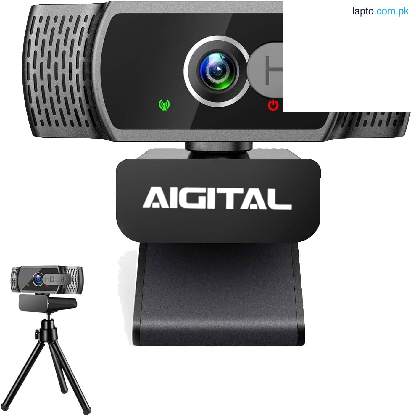Full HD 1080P Webcam with Microphone and , Automatic Light Correction, 110° Wide Angle USB Webcam for PC, Laptop for Live Streaming, Video Call, Conference, Game, Windows, Mac, Linux
